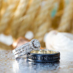 Wedding Rings w/ yarn