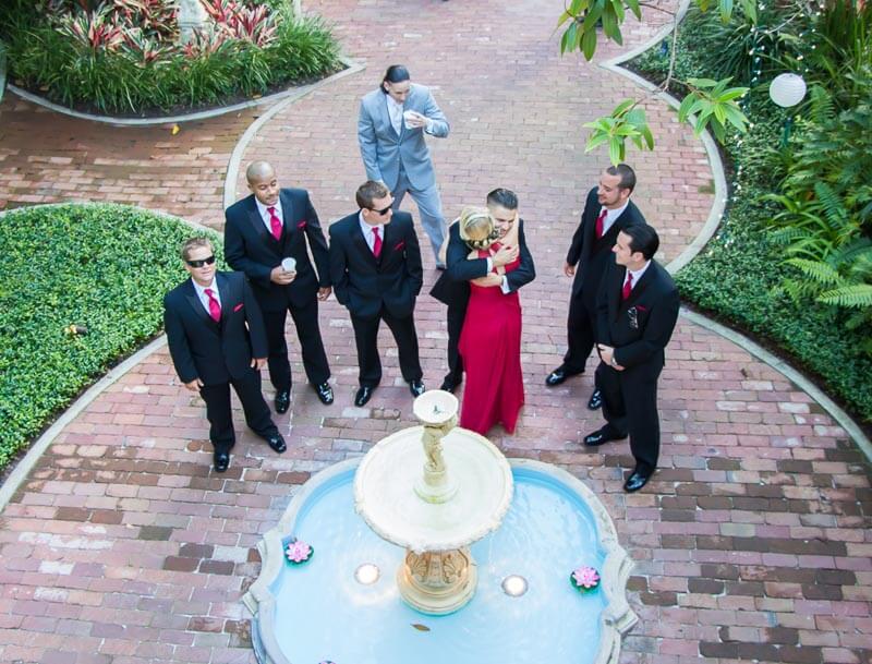 Wedding Photo at The Courtyard at Lake Lucerne