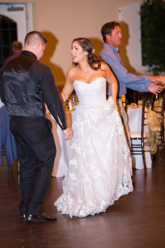 Bride & Groom Dancing at Grand Oaks Resort