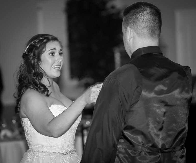 Bride & Groom Dancing atGrand Oaks Resort