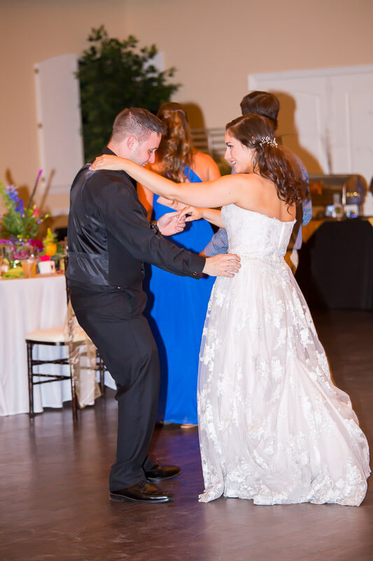 Bride & Groom on Dance Floor