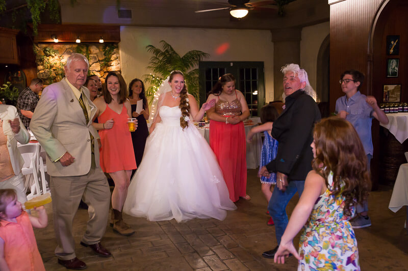 Floridian Manor Estate Wedding Reception Dancing with Bride