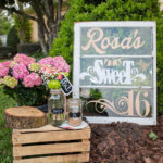 Live Oak Clubhouse rosas sweet 16 sign