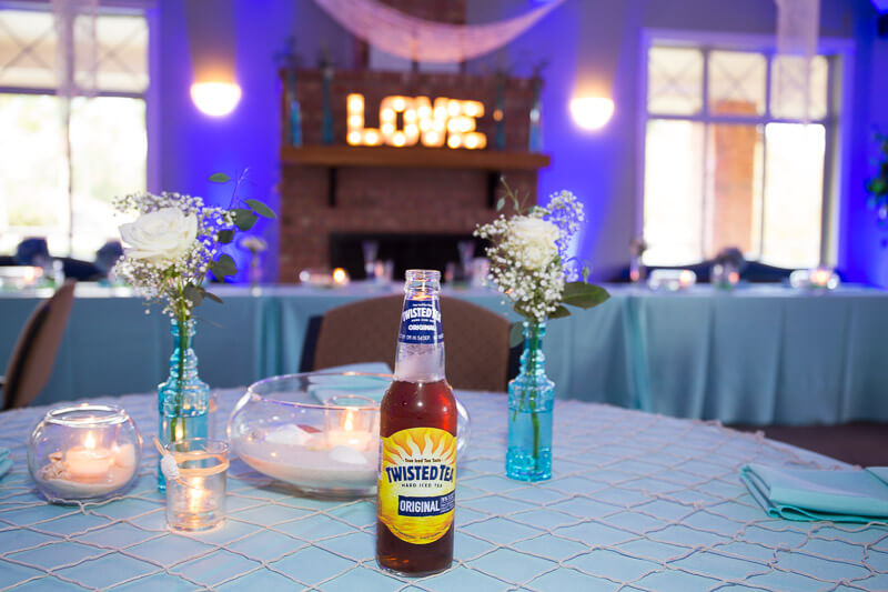 Beer On Wedding Table