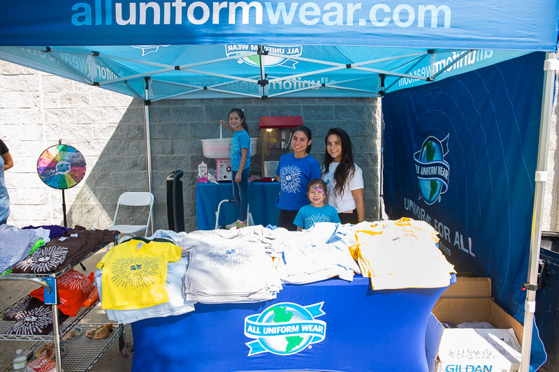 Tent at All Uniform Wear