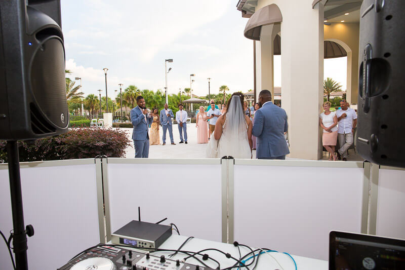 DJ Booth View Oasis Club at Championsgate