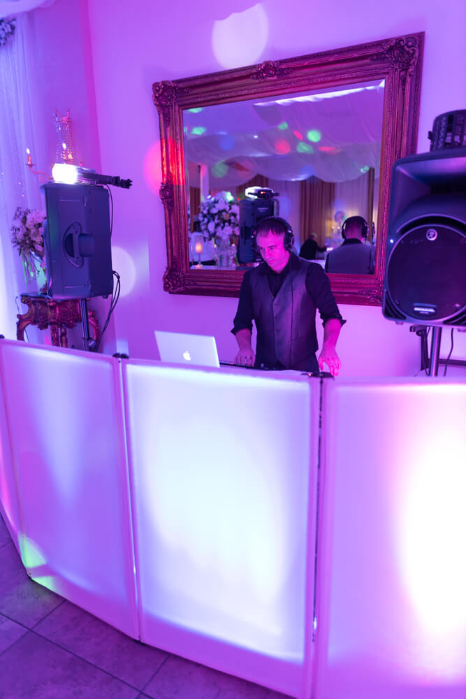 DJ Booth BelaRosa Banquet Hall